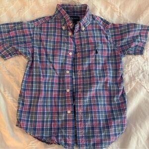 Ralph Lauren 4T Little Kids button down shirt (short sleeved)
